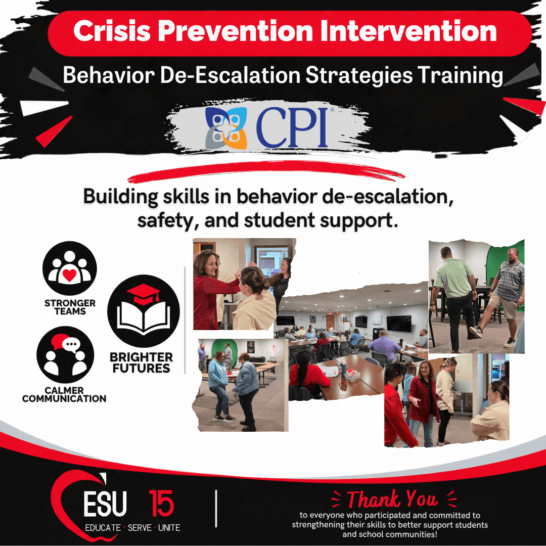 🎉 CPI TRAINING - Crisis Prevention Intervention - October 29th